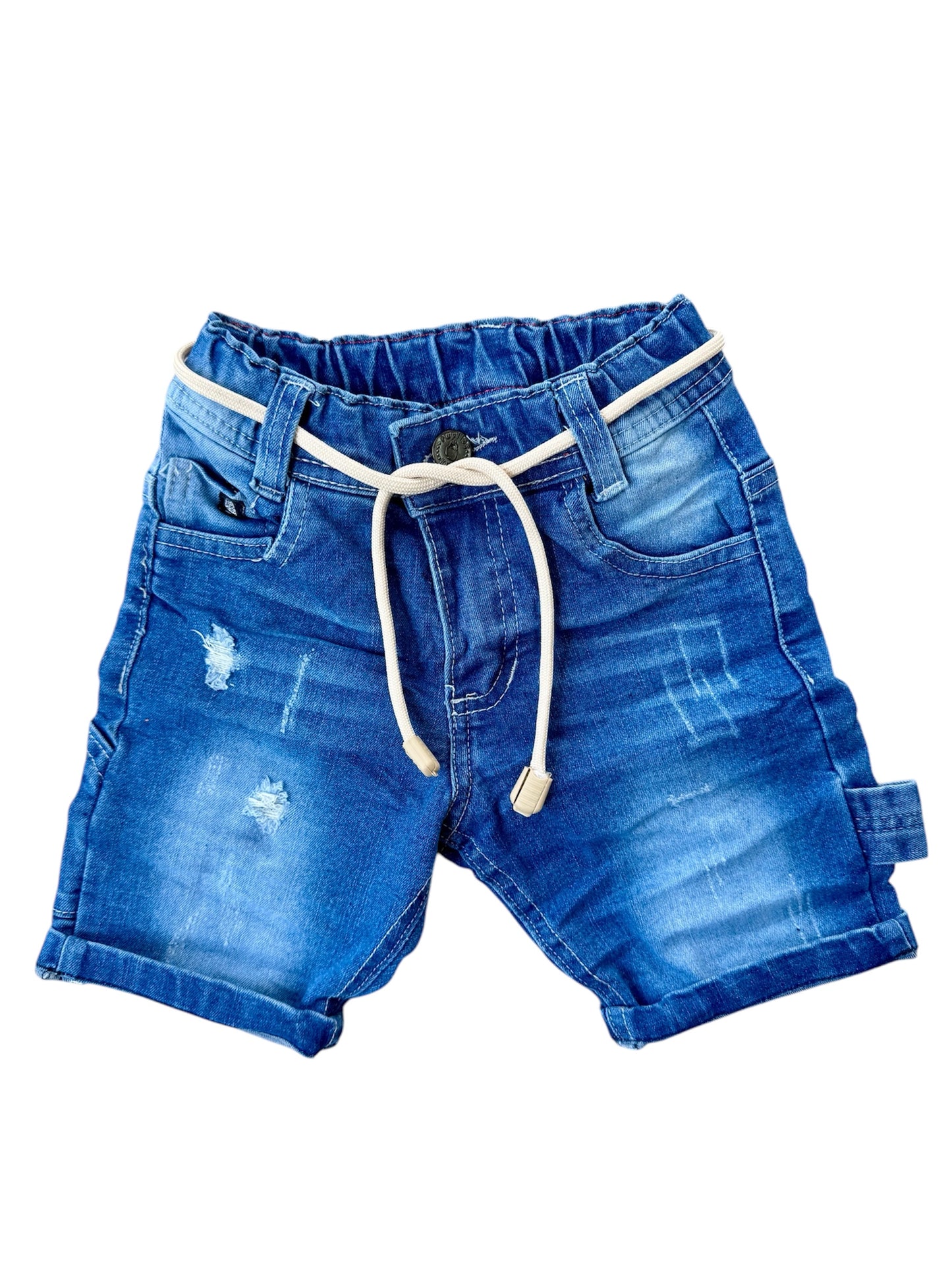 Bermuda Niño Tiras Stretch