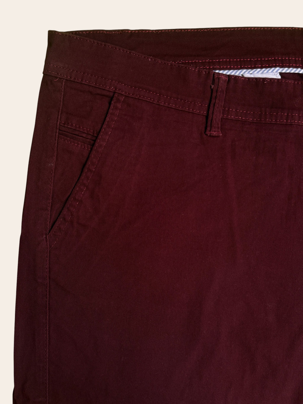 Pantalón Dril Clasicc Vinotinto