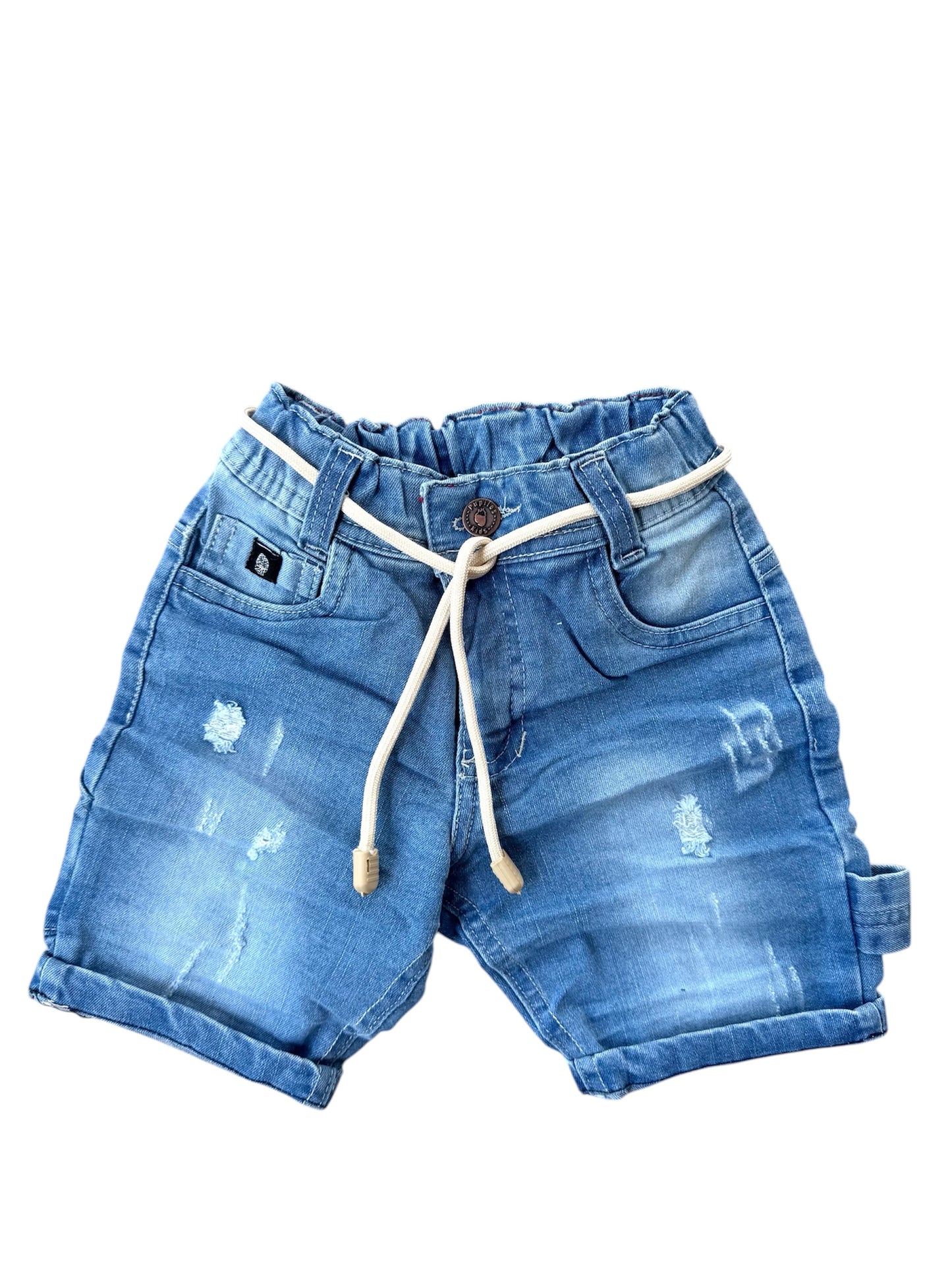 Bermuda Niño Tiras Stretch