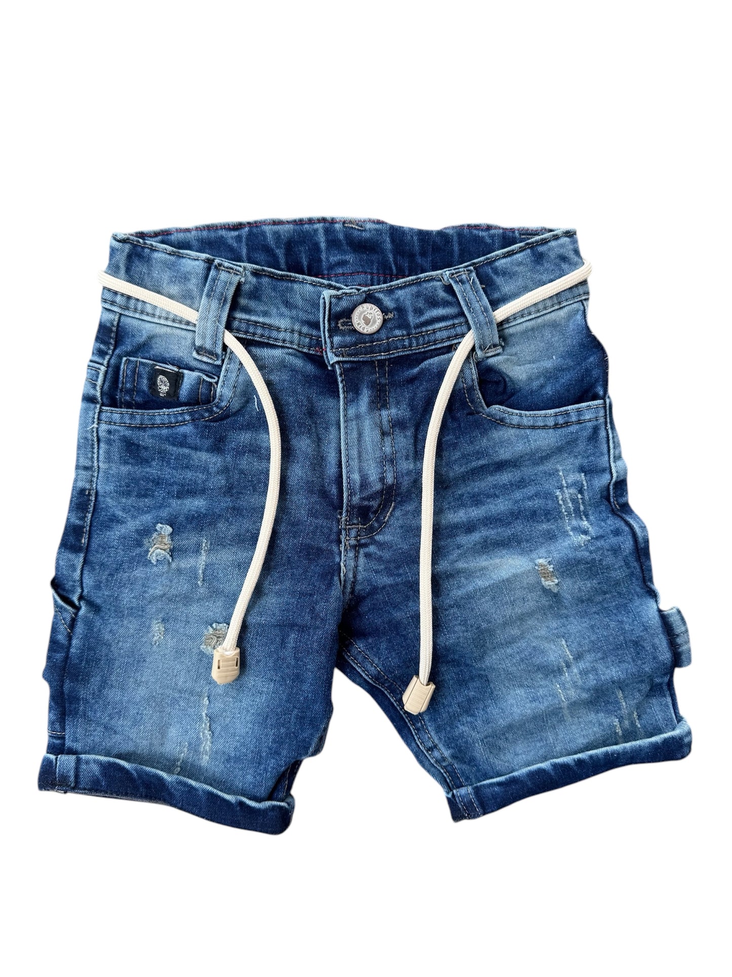 Bermuda Niño Tiras Stretch